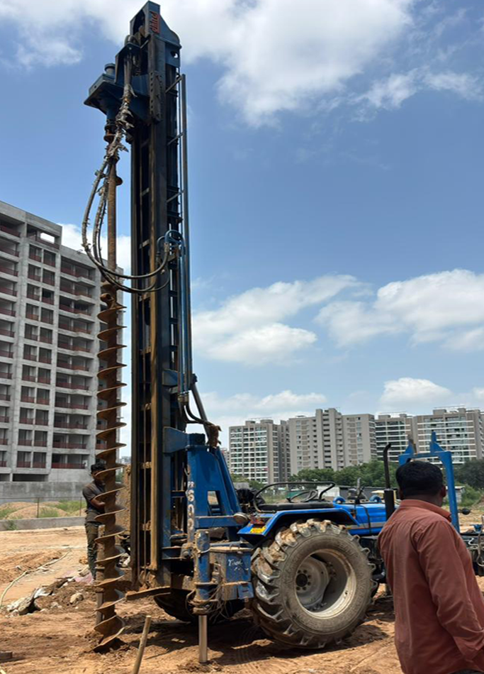 Tractor Mounted Pile